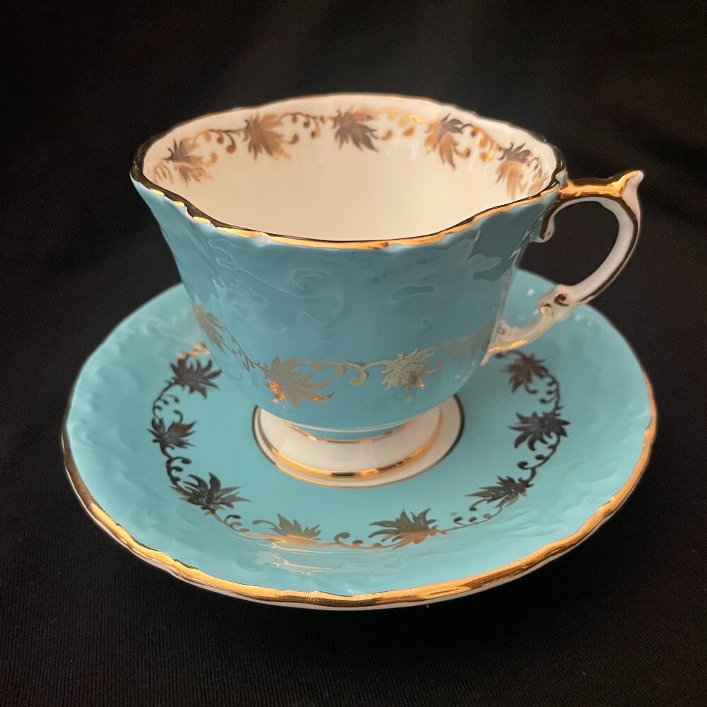 Aynsley Bone China Tea Cup and Saucer